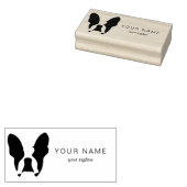 Bulldogge Gummistempel (Stempel)