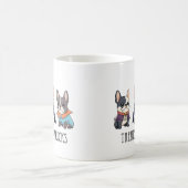 Bulldogge halloween Leckereien & Tricks Kaffeetasse (Mittel)