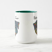 Bulldogge, hässliche Tasse (Zentrum)