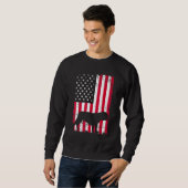 Bulldogge Hund 2 Sweatshirt (Vorne ganz)