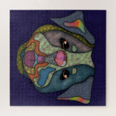 Bulldogge Hundegesicht Jigsaw Puzzle (Horizontal)