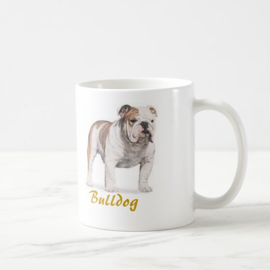 Bulldogge, Hundeliebhaber reichlich! Kaffeetasse (Rechts)