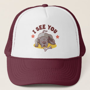 Bulldogge ich sehe dich truckerkappe