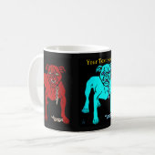 Bulldogge Kaffeetasse (Vorderseite Links)
