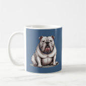 Bulldogge Kaffeetasse (Links)