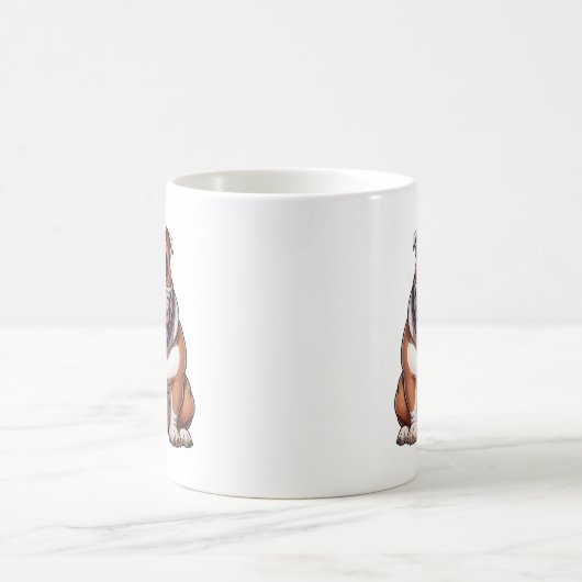 Bulldogge Kaffeetasse (Mittel)