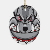 Bulldogge Keramik Ornament (Rechts)