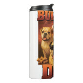 Bulldogge Kopie Thermosbecher (Nach links gedreht)
