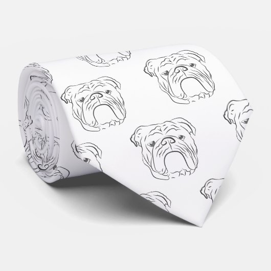 Bulldogge krawatte (Gerollt)