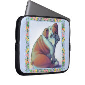 Bulldogge Laptopschutzhülle (Vorne Rechts)