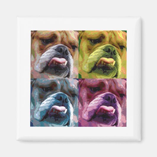 Bulldogge Magnet (Vorne)