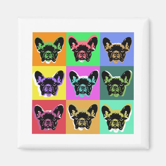 Bulldogge Magnet (Vorne)