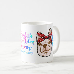 Bulldogge Mama Süße Muttertagsgeschenke für Hundeb Kaffeetasse