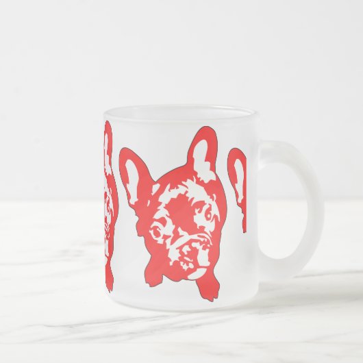 Bulldogge Mattglastasse (Rechts)