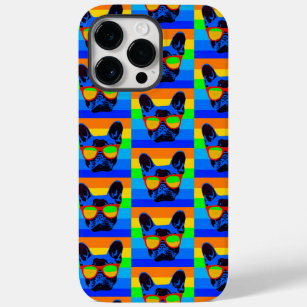 Bulldogge mit Brillengläsern Pop Art Case-Mate iPhone 14 Pro Max Hülle