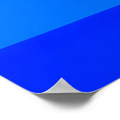 Bulldogge mit Brillengläsern Pop Art Poster (Ecke)