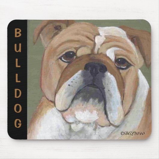Bulldogge mousepad (Vorne)
