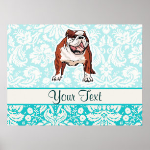 Bulldogge; Niedlich Poster