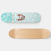 Bulldogge; Niedlich Skateboard (Horizontal)