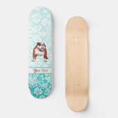 Bulldogge; Niedlich Skateboard (Vorderseite)