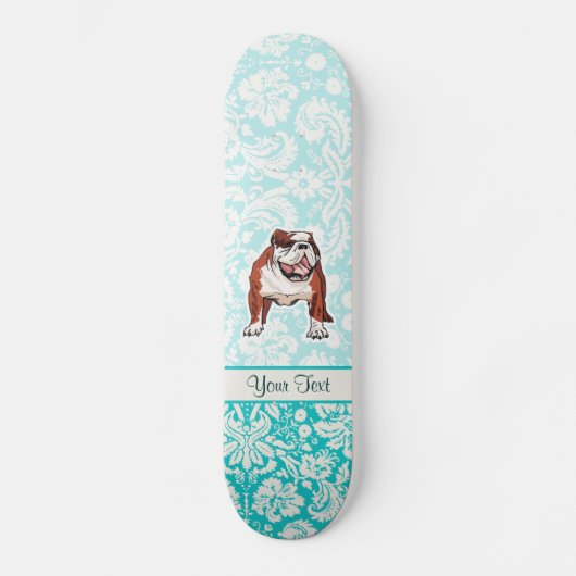 Bulldogge; Niedlich Skateboard (Vorderseite)