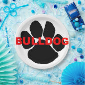 Bulldogge Pappteller (Party)