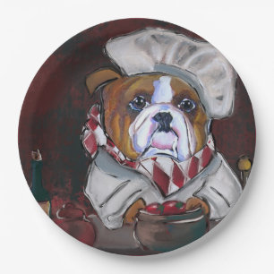 Bulldogge  pappteller