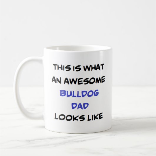 Bulldogge, phantastisch kaffeetasse (Links)