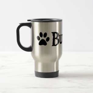 Bulldogge (Piratenart mit pawprint) Reisebecher