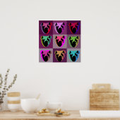 Bulldogge Poster (Küche)