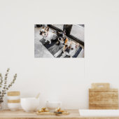 Bulldogge Poster (Küche)