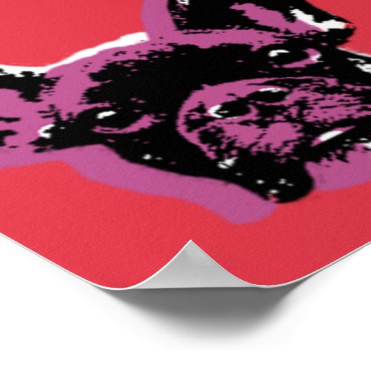 Bulldogge Poster (Ecke)