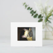 Bulldogge Postkarte (Stehend Vorderseite)
