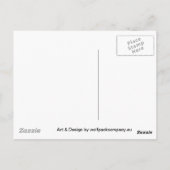 Bulldogge Postkarte (Rückseite)