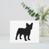 Bulldogge Postkarte (Stehend Vorderseite)