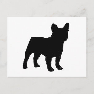 Bulldogge Postkarte