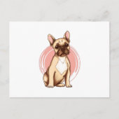 Bulldogge Postkarte (Vorderseite)