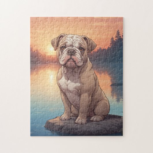 Bulldogge Puzzle (Vertikal)