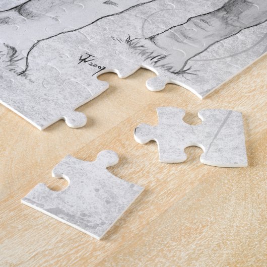 Bulldogge Puzzle (Seite)