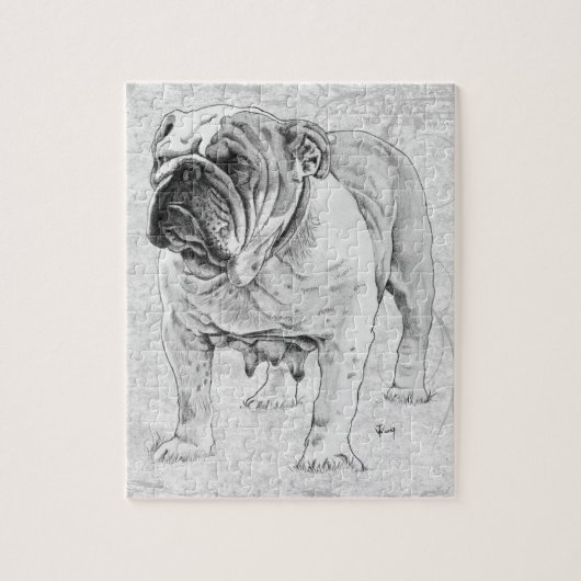 Bulldogge Puzzle (Vertikal)