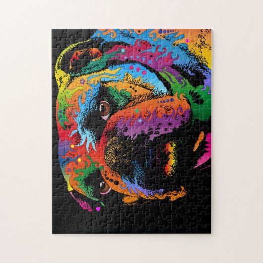 Bulldogge Puzzle (Vertikal)