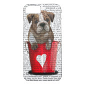 Bulldogge Rot-Liebe Case-Mate iPhone Hülle (Rückseite)