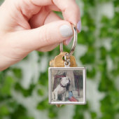 Bulldogge Schlüsselanhänger (Hand)