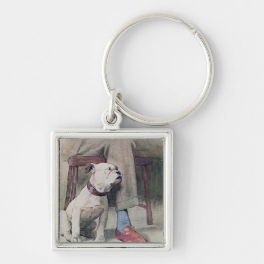 Bulldogge Schlüsselanhänger (Vorne)
