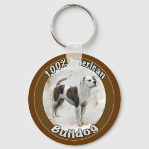 Bulldogge Schlüsselanhänger