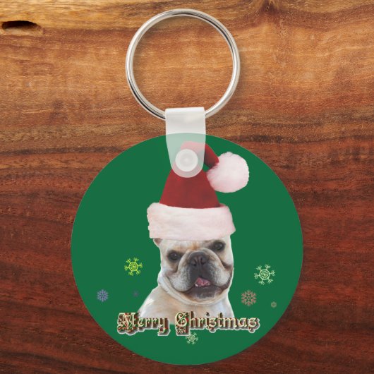 Bulldogge-Schlüsselanhänger Schlüsselanhänger (Vorderseite)