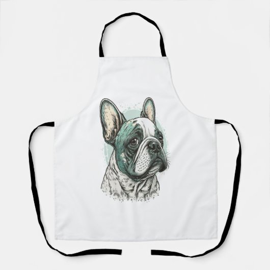 Bulldogge Schürze (Vorderseite)