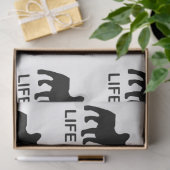 Bulldogge Seidenpapier (Geschenk)