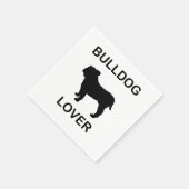 Bulldogge Serviette (Ecke)