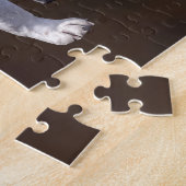 Bulldogge steht stolz aufrecht puzzle (Seite)